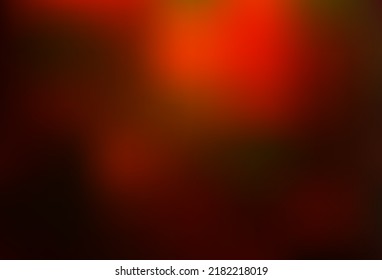 Dunkelorange, Vektorgrafik des modernen Bokeh-Musters. Farbige Illustration im abstrakten Stil mit Farbverlauf. Neue Vorlage für Ihr Design.