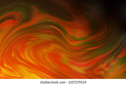 Dark Orange vector modern elegant backdrop. Glitter abstract illustration with gradient design. Background for designs.
