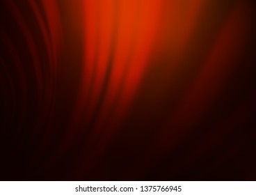 Dark Orange vector modern elegant background. Colorful illustration in blurry style with gradient. Brand new design for your business.