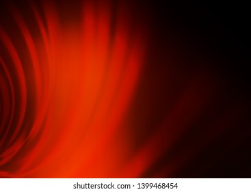 Dark Orange vector modern elegant template. A completely new color illustration in a bokeh style. A new texture for your design.