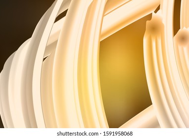 Dark Orange vector modern elegant backdrop. Glitter abstract illustration with gradient design. The best blurred design for your business.