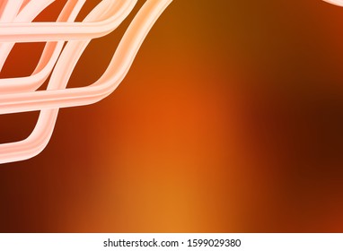 Dark Orange vector modern elegant backdrop. A completely new colored illustration in blur style. New style design for your brand book.