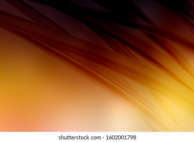 Dark Orange vector modern elegant background. A completely new colored illustration in blur style. The best blurred design for your business.