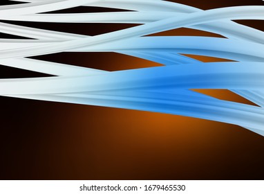 Vector oscuro naranja moderno y elegante fondo. Ilustración abstracta colorida con degradado. Nuevo diseño de estilo para su libro de marca.