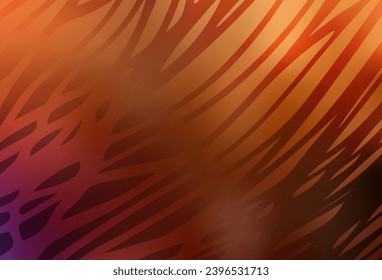 Dark Orange vector modern elegant background. Glitter abstract illustration with gradient design. Elegant background for a brand book.