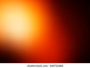 Dark Orange vector modern elegant abstract background with gradient. Brand-new colored template in blurry style. 