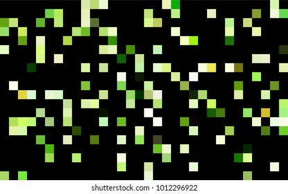 Dark Orange vector modern geometrical background. Abstract template. Geometric pattern in square style with gradient.
