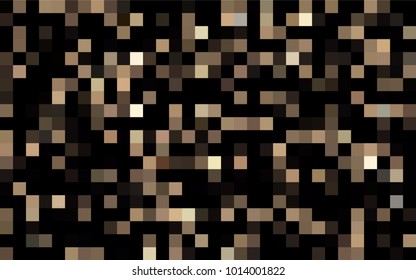 Dark Orange vector modern geometrical background. Abstract template. Geometric pattern in square style with gradient.