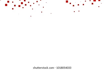 Dark Orange vector modern geometrical background. Abstract template. Geometric pattern in square style with gradient.