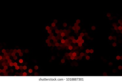 Dark Orange vector modern geometrical abstract background. Texture, brand-new background. Geometric background in Origami style with gradient. 