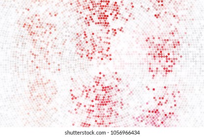 Dark Orange vector modern geometrical background. Abstract template. Geometric pattern in square style with gradient.