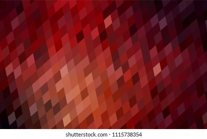 Dark Orange vector modern geometrical background. Abstract template. Geometric pattern in square style with gradient.
