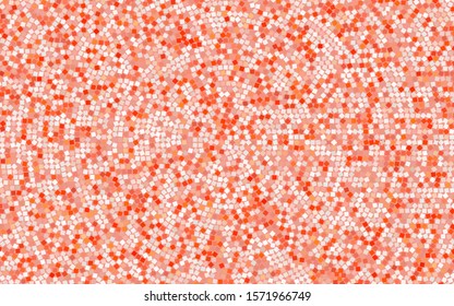Dark Orange vector modern geometrical background. Abstract template. Geometric pattern in square style with gradient.