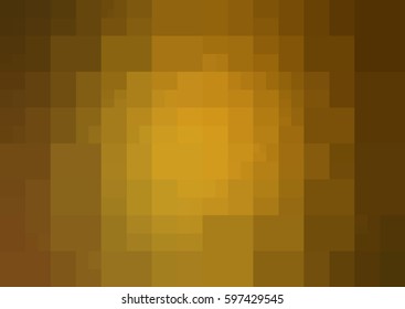 Dark Orange vector modern geometrical abstract background. Texture template. Geometric pattern in Origami style with gradient. 