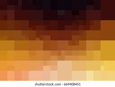 Dark Orange vector modern geometrical abstract background. Texture template. Geometric pattern in Origami style with gradient. 