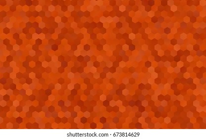 Dark Orange vector modern geometrical abstract background. Texture, brand-new background. Geometric background in Origami style with gradient. 
