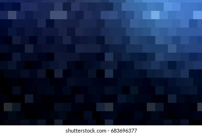 Dark Orange vector modern geometrical background. Abstract template. Geometric pattern in square style with gradient.
