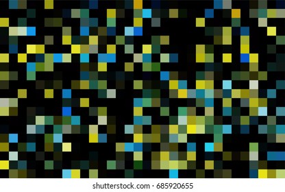 Dark Orange vector modern geometrical background. Abstract template. Geometric pattern in square style with gradient.