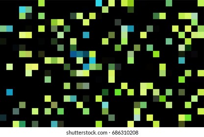 Dark Orange vector modern geometrical background. Abstract template. Geometric pattern in square style with gradient.