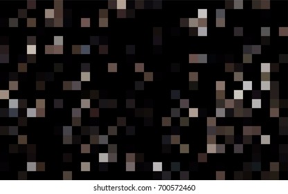 Dark Orange vector modern geometrical background. Abstract template. Geometric pattern in square style with gradient.