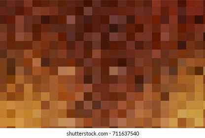 Dark Orange vector modern geometrical background. Abstract template. Geometric pattern in square style with gradient.