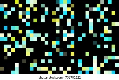 Dark Orange vector modern geometrical background. Abstract template. Geometric pattern in square style with gradient.