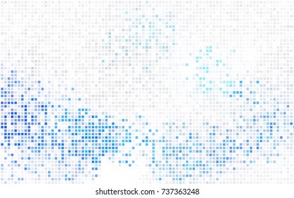 Dark Orange vector modern geometrical background. Abstract template. Geometric pattern in square style with gradient.
