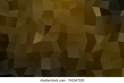 Dark Orange vector modern geometrical background. Abstract template. Geometric pattern in square style with gradient.