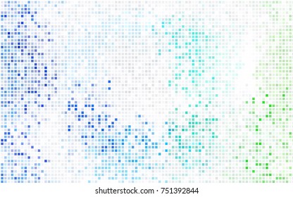 Dark Orange vector modern geometrical background. Abstract template. Geometric pattern in square style with gradient.