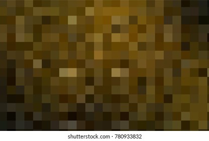 Dark Orange vector modern geometrical background. Abstract template. Geometric pattern in square style with gradient.