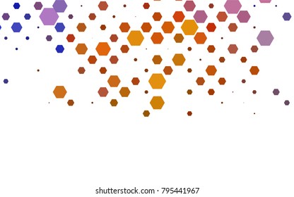 Dark Orange vector modern geometrical abstract background. Texture, brand-new background. Geometric background in Origami style with gradient. 