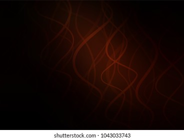 Dark Orange vector natural abstract texture. Glitter abstract illustration with doodles and Zen tangles. Hand painted design for web, wrapping, wallpaper.