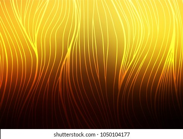 Dark Orange vector natural abstract texture. Ethnic elegant natural pattern with gradient. The pattern can be used for coloring books and pages for kids.