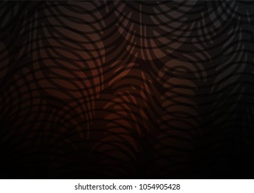 Dark Orange vector natural abstract texture. Doodles on blurred abstract background with gradient. The template can be used as a background for cell phones.