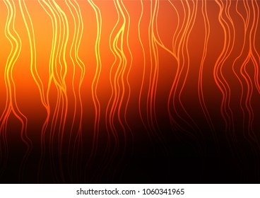 Dark Orange vector natural abstract background. Geometric doodle illustration in Origami style with gradient. The pattern can be used for heads of websites and designs.