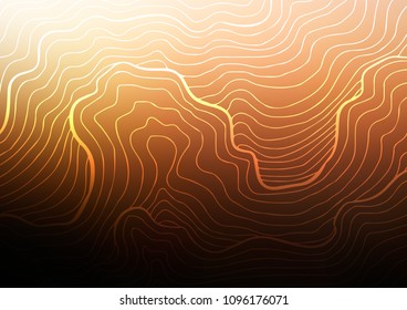Dark Orange vector natural abstract pattern. Creative illustration in blurred style with doodles and Zen tangles. Brand-new style for your business design.