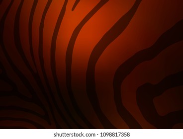 Dark Orange vector natural abstract background. An elegant bright illustration with lines in Natural style. Hand painted design for web, wrapping, wallpaper.