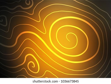 Dark Orange vector natural elegant pattern. An elegant bright illustration with lines in Natural style. The textured pattern can be used for website.