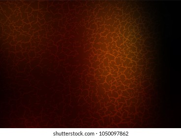 Dark Orange vector natural elegant texture. Ethnic elegant natural pattern with gradient. The pattern can be used for wallpapers and coloring books.