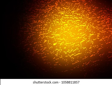 Dark Orange vector natural elegant template. Colorful abstract illustration with lines in Asian style. A new texture for your design.