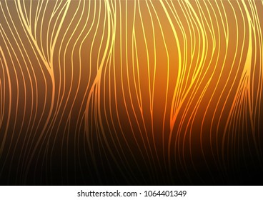 Dark Orange vector natural elegant background. Ethnic elegant natural pattern with gradient. A completely new template for your business design.