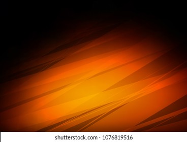 Dark Orange vector natural elegant background. Shining colored illustration with doodles in Zen tangle style. A completely new template for your business design.
