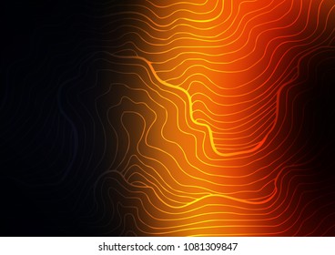 Dark Orange vector natural elegant background. Brand-new colored illustration in blurry style with doodles. The textured pattern can be used for website.