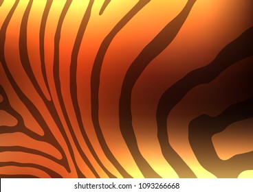 Dark Orange vector natural elegant background. Blurred decorative design in Indian style with Zen tangles. The best blurred design for your business.