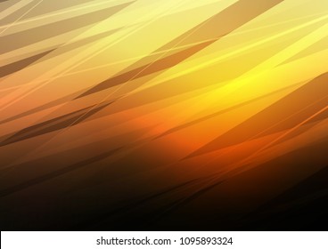 Dark Orange vector natural elegant background. Blurred decorative design in Indian style with Zen tangles. A completely new template for your business design.