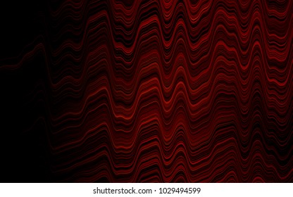 Dark Orange vector pattern with bubble shapes. A completely new color illustration in marble style. The template for cell phone backgrounds.