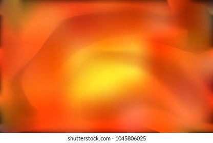Dark Orange vector pattern with bubble shapes. An elegant bright illustration with gradient. The elegant pattern for brand book.