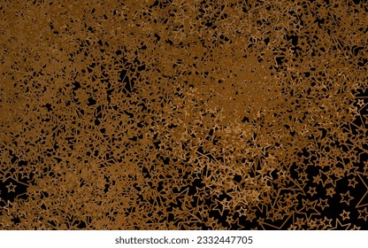 Dark Orange vector pattern with christmas stars. Blurred decorative design in simple style with stars. Pattern for futuristic ad, booklets.