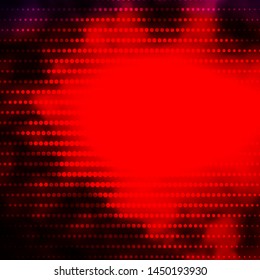 Dark Orange vector pattern with circles. Abstract colorful disks on simple gradient background. Pattern for websites, landing pages.