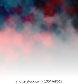 Dark Orange vector pattern with clouds. Colorful illustration with abstract gradient clouds. Colorful pattern for appdesign.